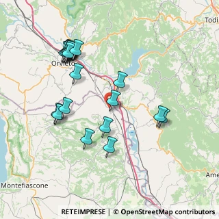 Mappa Piazza della Repubblica, 01024 Castiglione in Teverina VT, Italia (8.514)