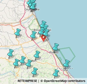 Mappa Via dell'Artigianato, 64020 Teramo TE, Italia (9.9225)