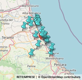 Mappa Via dell'Artigianato, 64020 Teramo TE, Italia (9.6735)
