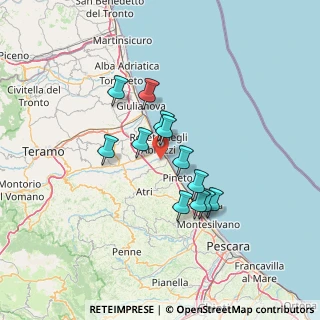 Mappa Via dell'Artigianato, 64020 Teramo TE, Italia (11.21)