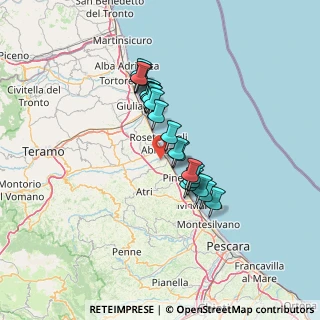 Mappa Via dell'Artigianato, 64020 Teramo TE, Italia (10.907)