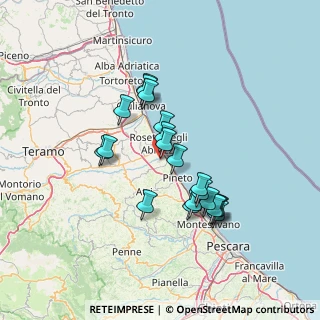Mappa Via dell'Artigianato, 64020 Teramo TE, Italia (12.485)