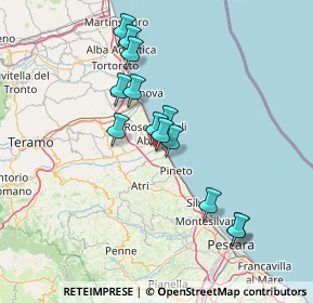 Mappa Via dei Falegnami Z.I, 64025 Pineto TE, Italia (12.97615)