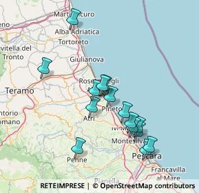 Mappa Via dei Falegnami Z.I, 64025 Pineto TE, Italia (14.122)