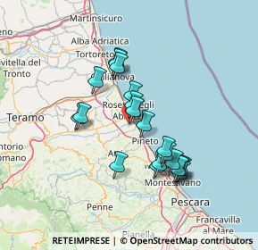 Mappa Via dei Falegnami Z.I, 64025 Pineto TE, Italia (12.5055)