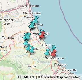 Mappa Via dei Falegnami Z.I, 64025 Pineto TE, Italia (10.98)