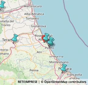 Mappa Via dei Falegnami Z.I, 64025 Pineto TE, Italia (43.36636)