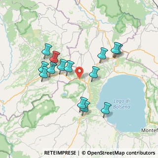 Mappa SR 74, 01010 Latera VT, Italia (7.2457142857143)