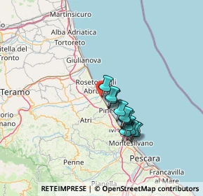 Mappa Via Guglielmo Oberdan, 64025 Pineto TE, Italia (10.77357)