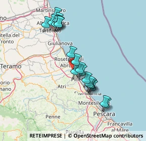 Mappa Via Guglielmo Oberdan, 64025 Pineto TE, Italia (14.102)