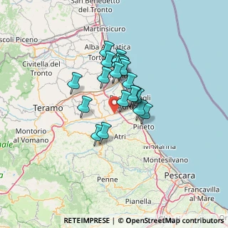 Mappa Via L. Calabresi, 64020 Pagliare TE, Italia (9.825)