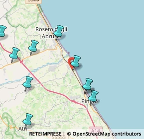 Mappa Via Cesare Zavattini, 64025 Pineto TE, Italia (5.33273)