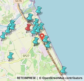 Mappa Via Cesare Zavattini, 64025 Pineto TE, Italia (1.0465)