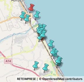 Mappa Via Cesare Zavattini, 64025 Pineto TE, Italia (1.6765)