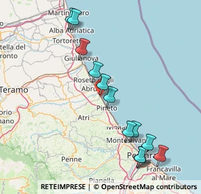 Mappa Via Cesare Zavattini, 64025 Pineto TE, Italia (18.31462)