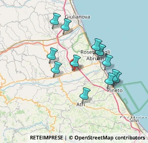 Mappa Via Masci, 64026 Roseto degli Abruzzi TE, Italia (6.69231)