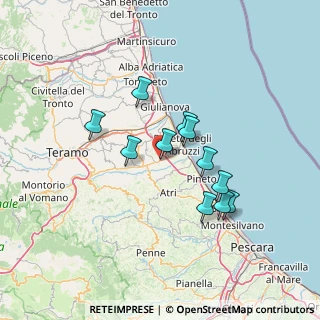 Mappa Largo Aureliano, 64020 Pagliare TE, Italia (11.95182)