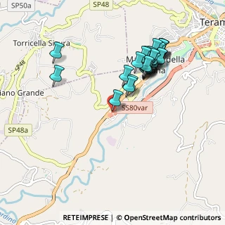 Mappa Via Contrada Tordinia, 64010 Torricella sicura TE, Italia (1.02143)