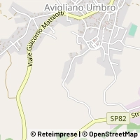 Map Avigliano Umbro