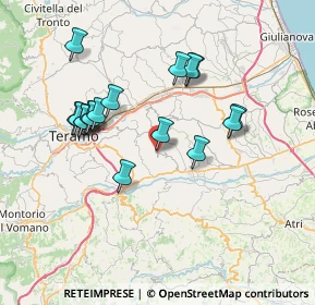 Mappa Via Canzanese, 64020 San Nicolò A Tordino TE, Italia (7.18)