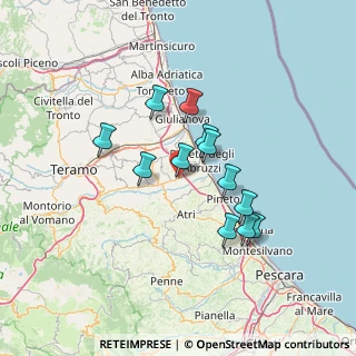 Mappa Via Firenze, 64020 Morro D'oro TE, Italia (11.83)