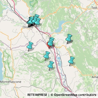 Mappa Via Orvietana, 01024 Castiglione In Teverina VT, Italia (8.648)