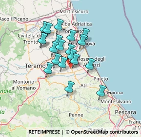 Mappa 64024 Notaresco TE, Italia (11.185)