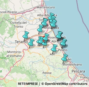 Mappa SP 22c, 64024 Notaresco TE, Italia (10.367)