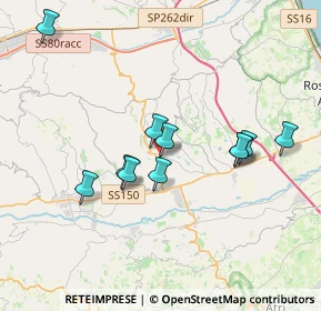 Mappa SP 22c, 64024 Notaresco TE, Italia (3.51636)