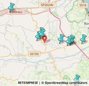 Mappa SP 22c, 64024 Notaresco TE, Italia (6.8765)