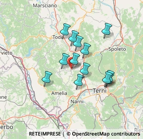 Mappa 05026 Montecastrilli TR, Italia (11.44923)