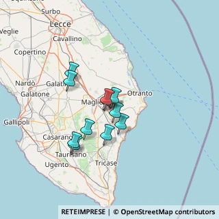 Mappa 73030 Giuggianello LE, Italia (10.69455)