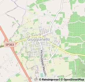Mappa 73030 Giuggianello LE, Italia (0.18462)