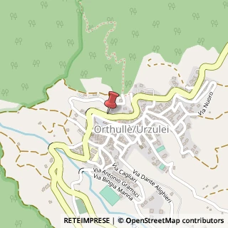 Mappa Via a.giorgio, 50, 08040 Urzulei, Nuoro (Sardegna)