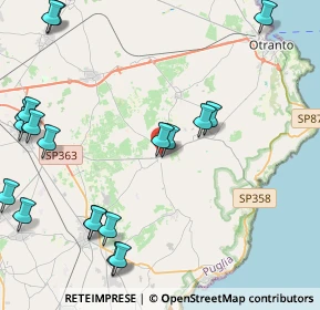 Mappa Via Giuseppina Scarciglia, 73027 Minervino di Lecce LE, Italia (6.226)