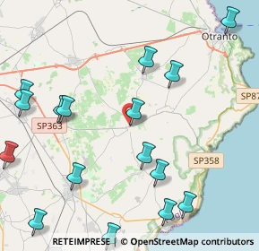 Mappa Via Giuseppina Scarciglia, 73027 Minervino di Lecce LE, Italia (6.02471)