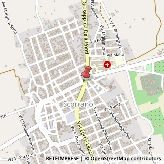 Mappa Contrada Cornacchia Loc. Masseria Miggianello, 1, 73020 Scorrano, Lecce (Puglia)