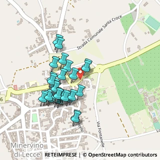 Mappa Via Sant'Angelo, 73027 Minervino di Lecce LE, Italia (0.22)
