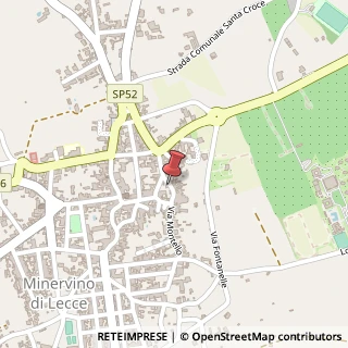 Mappa Via r. elisabetta 20, 73027 Minervino di Lecce, Lecce (Puglia)
