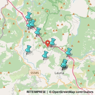 Mappa Strada Statale 19 delle Calabrie, 85040 Nemoli PZ, Italia (4.31818)