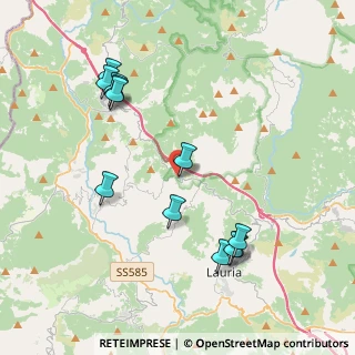 Mappa Via Domenico di Lascio, 85040 Nemoli PZ, Italia (4.63083)
