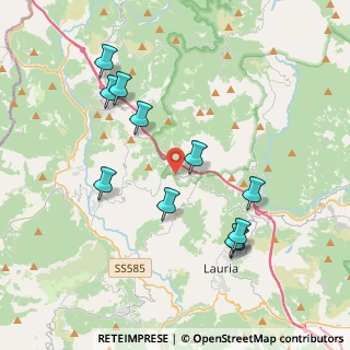 Mappa Via Domenico di Lascio, 85040 Nemoli PZ, Italia (4.31636)