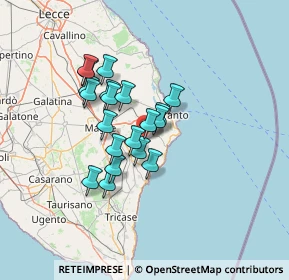 Mappa SP56, 73027 Minervino di Lecce LE, Italia (11.0405)