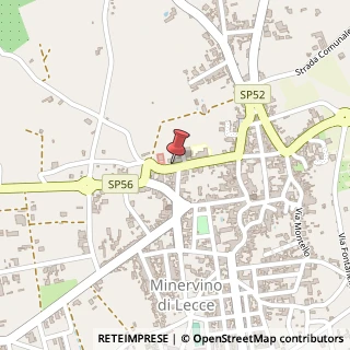 Mappa SP56, 83, 73027 Minervino di Lecce, Lecce (Puglia)