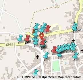 Mappa SP56, 73027 Minervino di Lecce LE, Italia (0.11724)