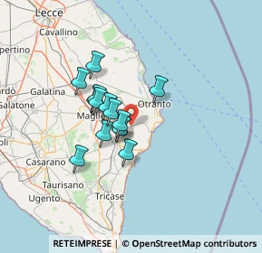 Mappa Via Duca Abruzzi, 73027 Minervino di Lecce LE, Italia (10.11857)