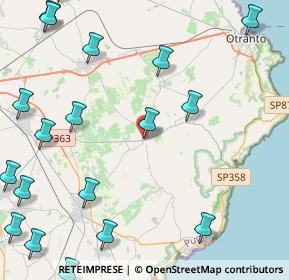 Mappa Via Duca Abruzzi, 73027 Minervino di Lecce LE, Italia (6.89737)