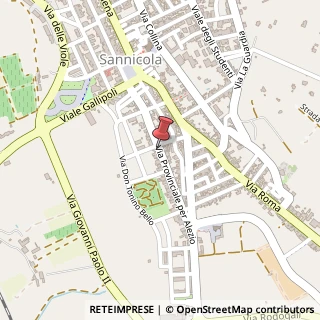 Mappa Via Alcide de Gasperi, 41, 73017 Sannicola LE, Italia, 73017 Sannicola, Lecce (Puglia)