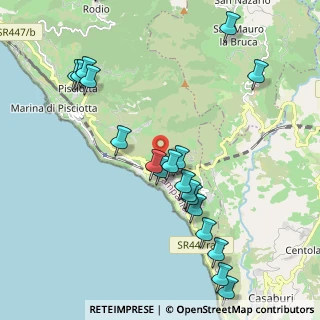 Mappa Via Battaglia, 84066 Pisciotta SA, Italia (2.5435)