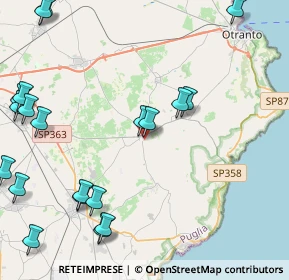 Mappa Via San Giuseppe, 73027 Minervino di Lecce LE, Italia (6.287)